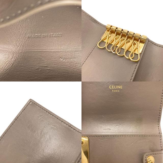 CELINE セリーヌ トリオンフ キーケース カーフ レディース [中古