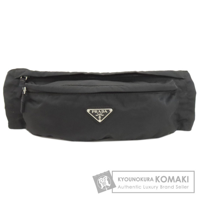 PRADA プラダ ロゴ金具 ボディバッグ ナイロン素材 レディース [中古