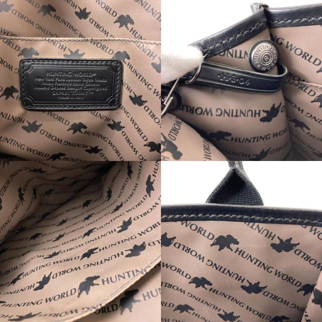 ハンティングワールド ハンドバッグ ロゴ