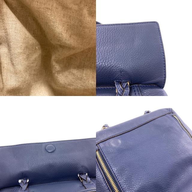 Tory Burch トリーバーチ ハーフムーン 2WAY ハンドバッグ レザー