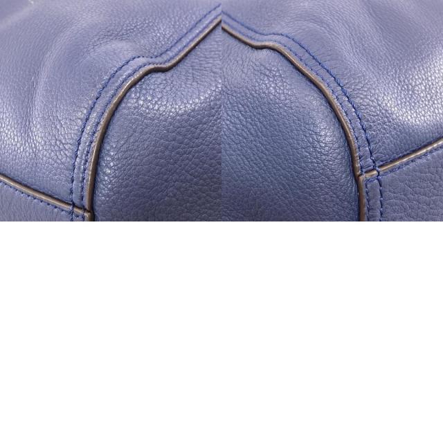 ✨美品✨ トリーバーチ ハーフムーン ハンドバッグ ネイビー レザー Tory Burch トリーバーチ ハーフムーン 2WAY ハンドバッグ レザー