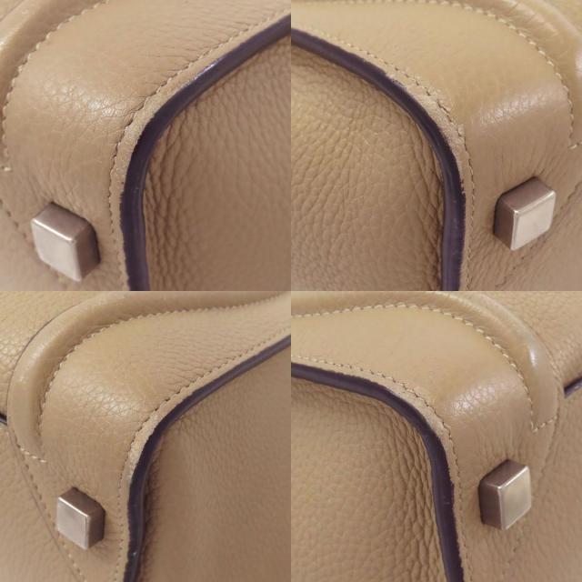 CELINE セリーヌ ラゲージマイクロ ハンドバッグ カーフ レディース