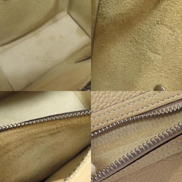 CELINE セリーヌ ラゲージマイクロ ハンドバッグ カーフ レディース
