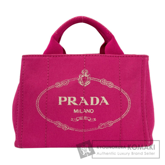 PRADA プラダ カナパ ハンドバッグ キャンバス レディース [中古