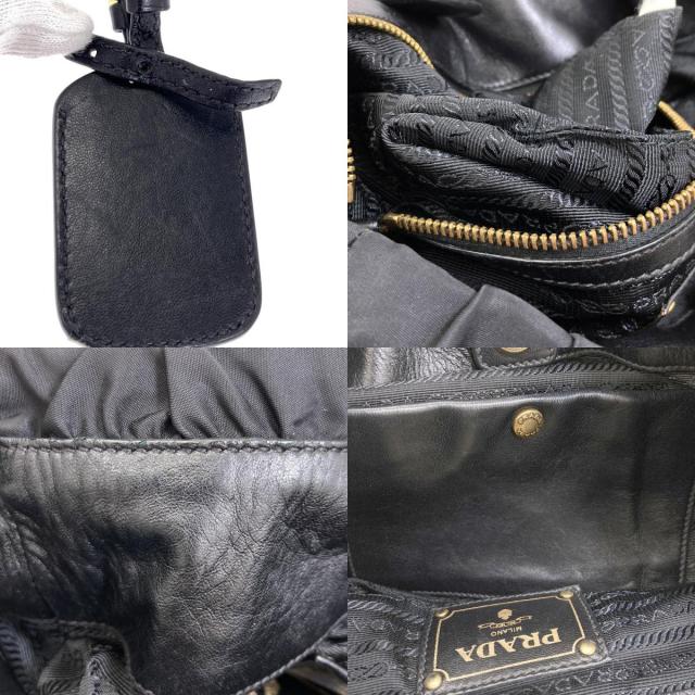 PRADA プラダ ロゴ トートバッグ ナイロン素材 レディース [中古