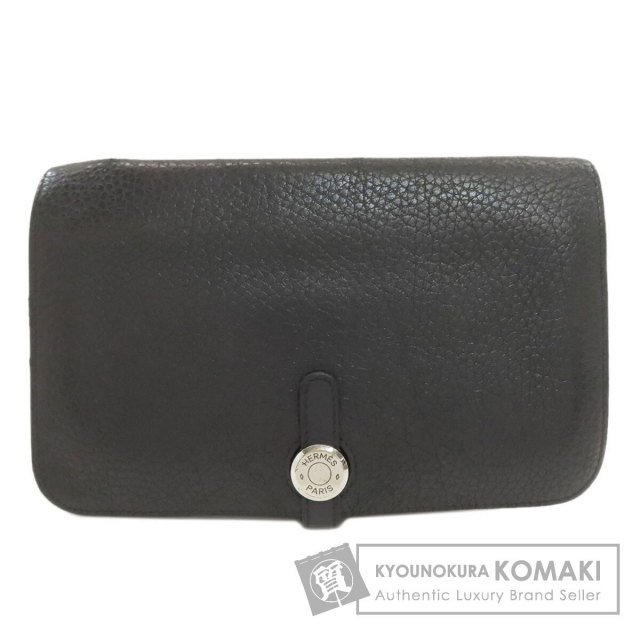 HERMES エルメス ドゴンGM デュオ シルバー金具 長財布（小銭入れあり
