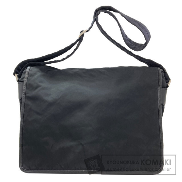 PRADA プラダ ロゴ金具 ハンドバッグ ナイロン素材 レディース [中古
