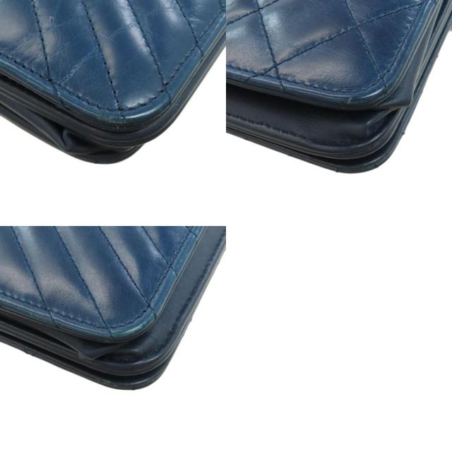 CHANEL シャネル ココマーク マトラッセ シルバー金具 長財布（小銭