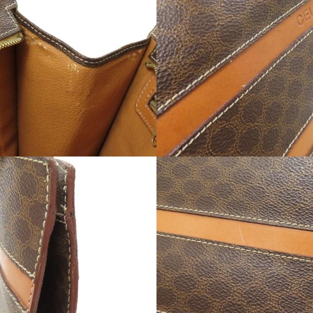 CELINE セリーヌ マカダム柄 ハンドバッグ PVC レディース [中古