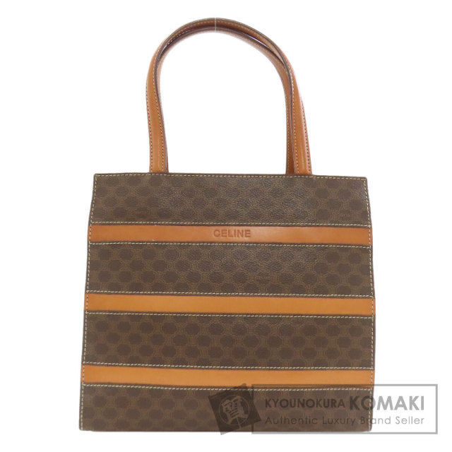 CELINE セリーヌ マカダム柄 ハンドバッグ PVC レディース [中古 CELINE セリーヌ マカダム柄 ハンドバッグ PVC レディース [中古