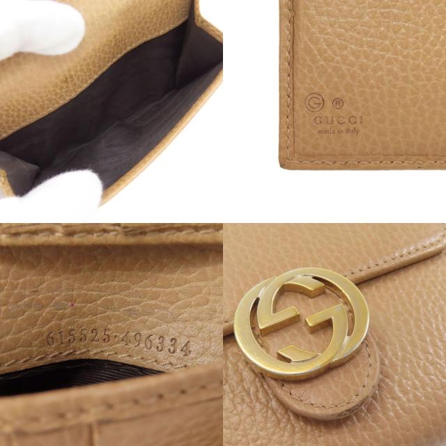 GUCCI グッチ 615525 インターロッキングG アウトレット 二つ折り財布