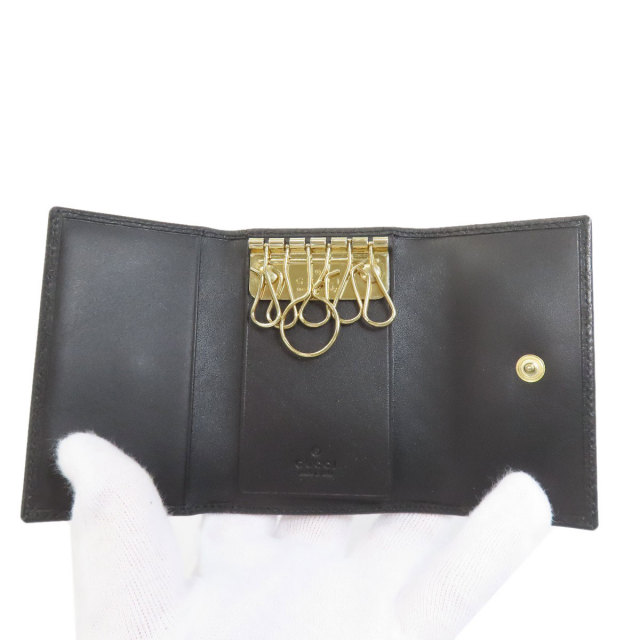 GUCCI グッチ 033・0416・0888 GG キーケース レザー レディース [中古