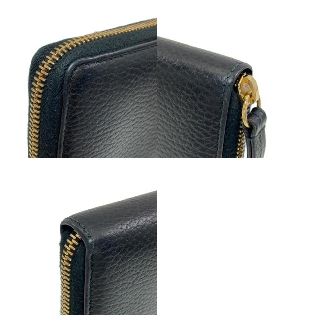 GUCCI グッチ 456117 ラウンドファスナー GGマーモント ダブルG 長財布