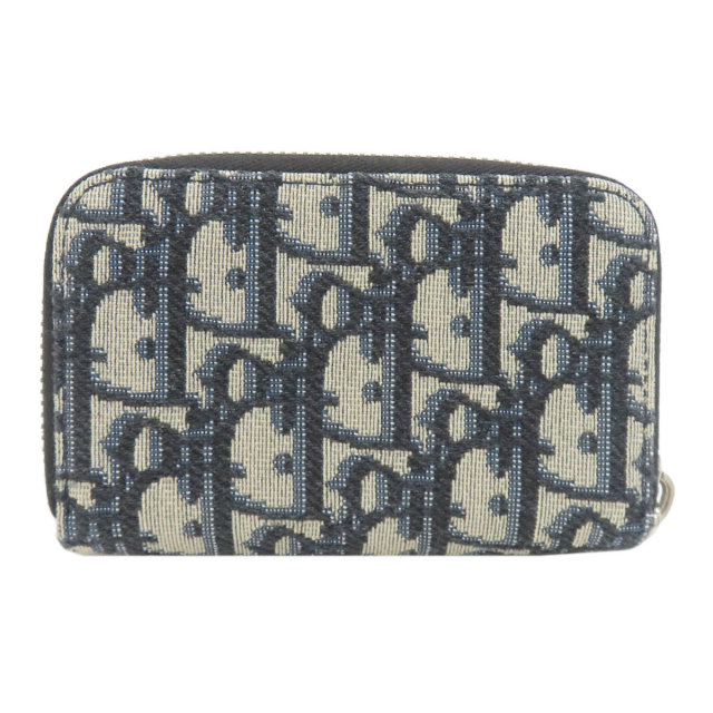 【美品】DIOR カードケース オブリークジャガード CHRISTIAN DIOR クリスチャンディオール オブリーク ジャガード カード