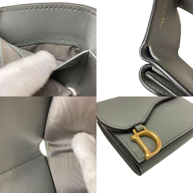 CHRISTIAN DIOR クリスチャンディオール サドル ロータス 二つ折り財布