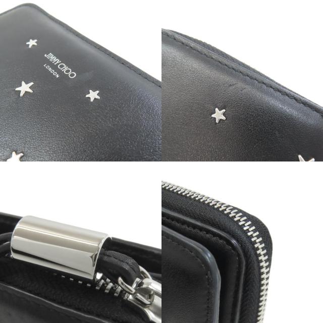 Jimmy Choo ジミーチュウ スターモチーフ 二つ折り財布（小銭入れあり