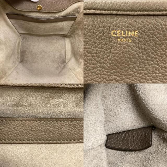 CELINE セリーヌ スモール フォールド カバ 2WAY トートバッグ カーフ