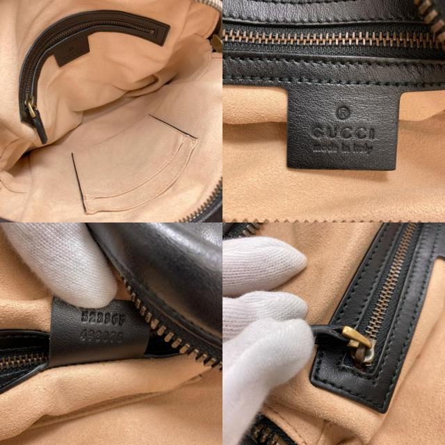 GUCCI グッチ 523365 GGマーモント ダブルG ショルダーバッグ レザー