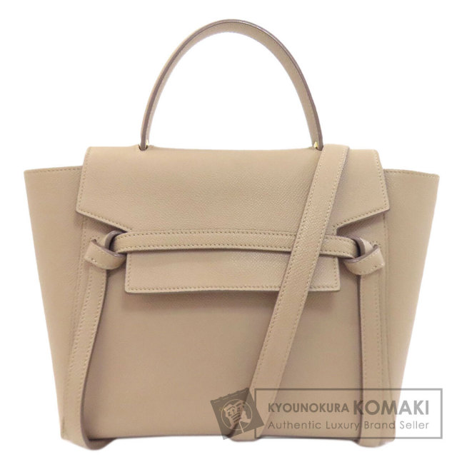 CELINE セリーヌ スモール フォールド カバ 2WAY トートバッグ カーフ