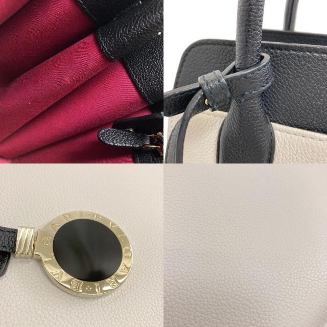 BVLGARI ブルガリ アルバ 2WAY ハンドバッグ カーフ レディース [中古
