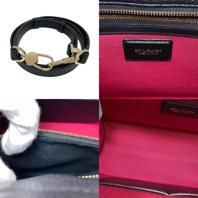 BVLGARI ブルガリ アルバ 2WAY ハンドバッグ カーフ レディース [中古