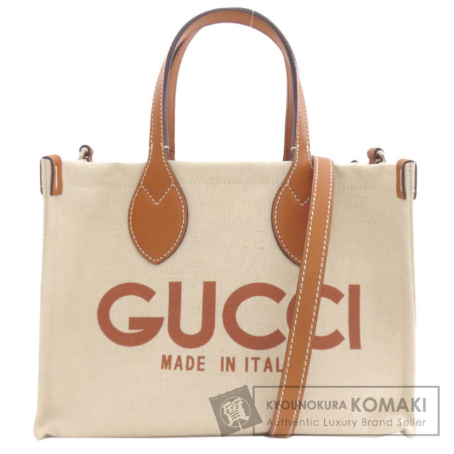 GUCCI グッチ 772144 GUCCI プリント 2WAY ハンドバッグ キャンバス