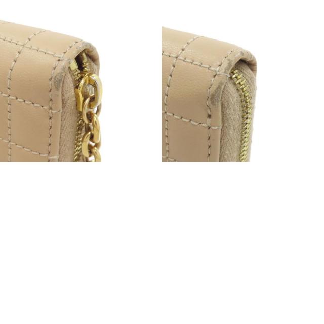 CELINE セリーヌ ラウンドファスナー キルティング 長財布（小銭入れ