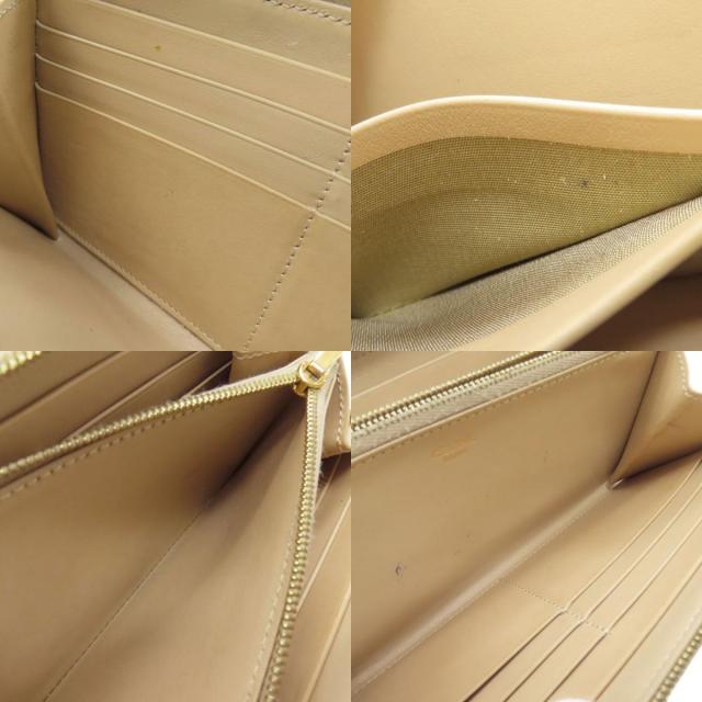 CELINE セリーヌ ラウンドファスナー キルティング 長財布（小銭入れ