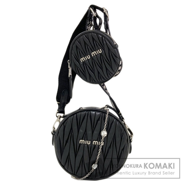 ミュウミュウ マテラッセ 2WAY バッグ MIUMIU ミュウミュウ マテラッセ 2WAY ショルダーバッグ カーフ