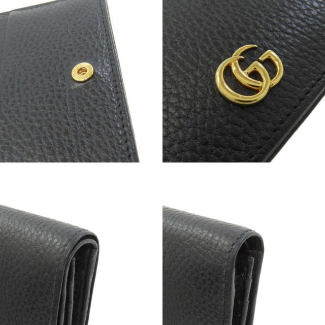 GUCCI グッチ 456126 GGマーモント ダブルG 二つ折り財布（小銭入れ