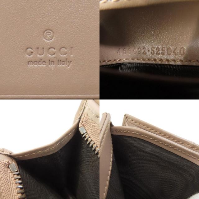 GUCCI グッチ 466492 GGマーモント ダブルG 二つ折り財布（小銭入れ