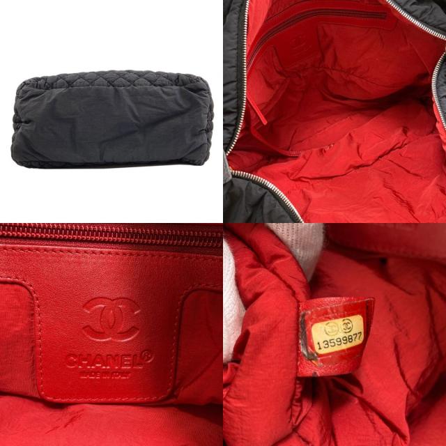 CHANEL シャネル コココクーン シルバー金具 トートバッグ ナイロン