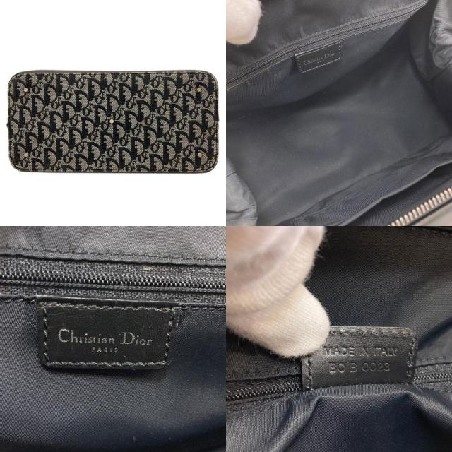 CHRISTIAN DIOR クリスチャンディオール トロッター柄 ハンドバッグ