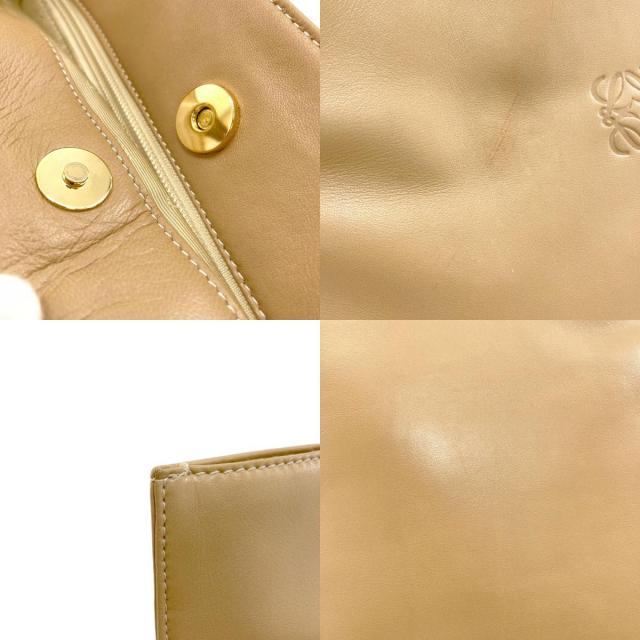 LOEWE ロエベ アナグラム ハンドバッグ ラムスキン レディース [中古