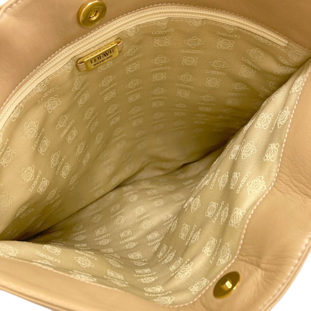 LOEWE ロエベ アナグラム ハンドバッグ ラムスキン レディース [中古