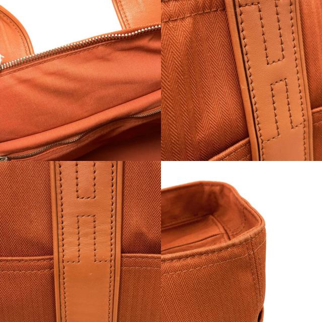HERMES エルメス アカプルコPM ハンドバッグ コットン/ポリエステル