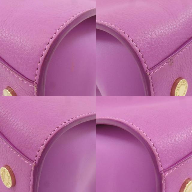 BVLGARI ブルガリ モネーテ トートバッグ レザー レディース [中古