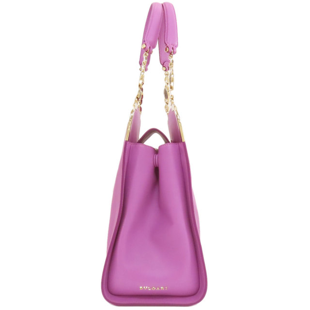 BVLGARI ブルガリ モネーテ トートバッグ レザー レディース [中古