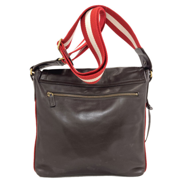 BALLY バリー バリーストライプ ショルダーバッグ レザー レディース