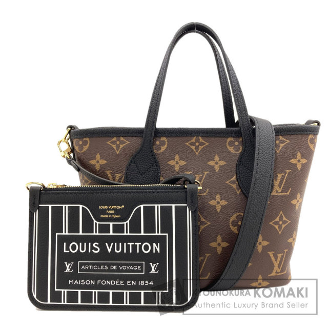 なっち‼️LOUIS VUITTON ブラック ハンドバッグ LOUIS VUITTON ルイヴィトン M28347 インサイドアウトBB ハンドバッグ