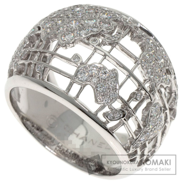 シャネル リング・指輪 ワールドマップ ダイヤモンド