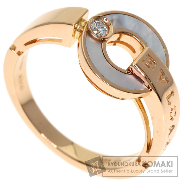 ブルガリ リング・指輪 ブルガリブルガリ オープン ワーク ダイヤモンド マザーオブパール #53