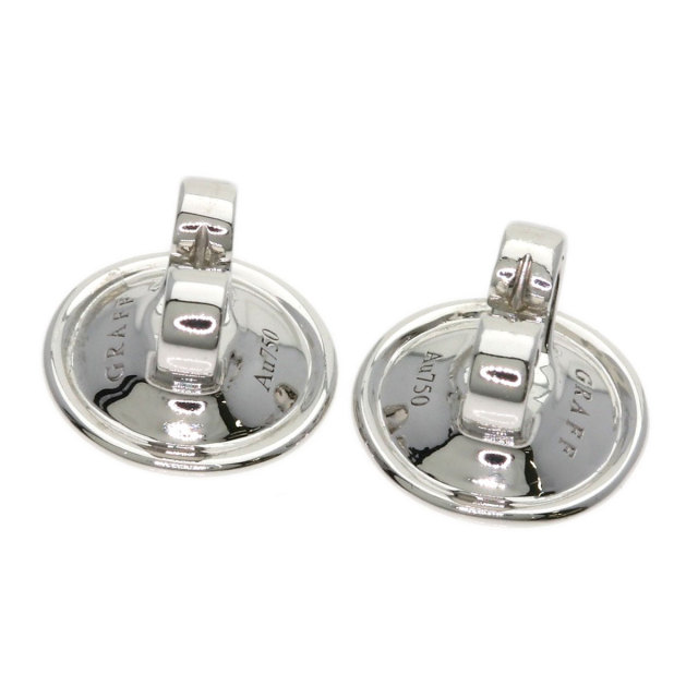 グラフ ピアス エメラルドカット ダイヤモンド