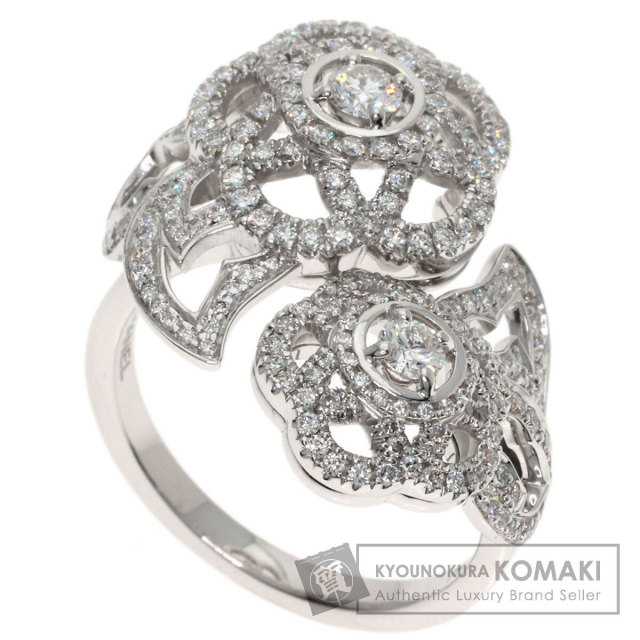 CHANEL シャネル カメリア ダイヤモンド #53 リング・指輪 K18ホワイト