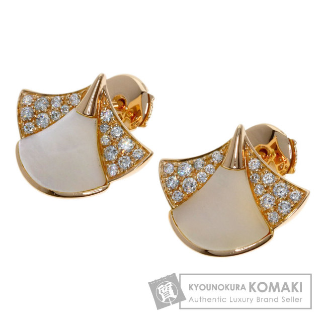 BVLGARI ブルガリ ディーヴァ ドリーム ダイヤモンド シェル ピアス