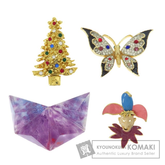 セレクトジュエリー ブローチ ブローチ ピンブローチ 4点セット