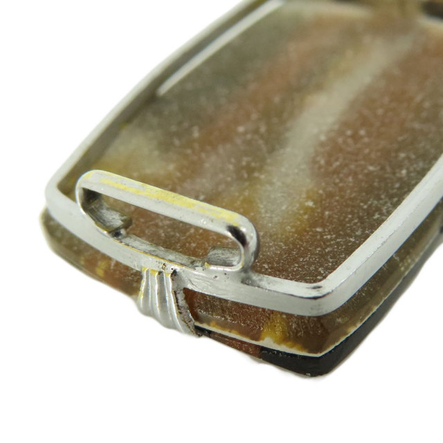 セレクトジュエリー 帯留め タイガーアイ 虎目石 茶金石