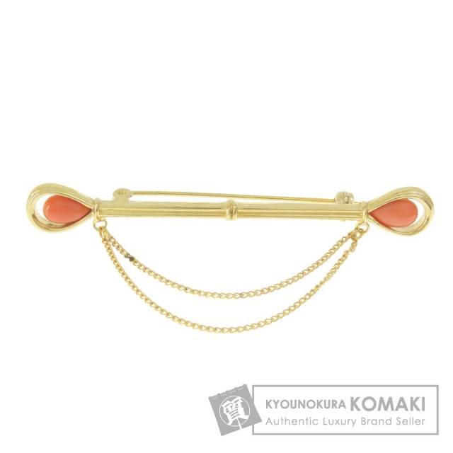 セレクトジュエリー ブローチ サンゴ 珊瑚