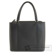 BURBERRY バーバリー ロゴ金具 ハンドバッグ レザー レディース [中古