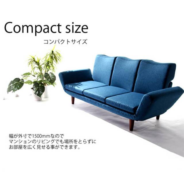 6色の豊富なカラーバリエーション♪ 3人掛けソファー 【公式通販】